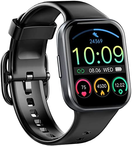 Smartwatch Uomo Donna, Orologio Fitness Tracker 1.69" Touch Schermo, Smart Watch con Contapassi/Cardiofrequenzimetro/Monitor Sonno, Activity Tracker Impermeabile IP68, 25 Sportivo, Notifiche Messaggi