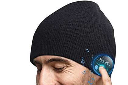 Cappello Bluetooth Idee Regalo Uomo - Cappello Uomo Donna Invernali, Berretto Bluetooth 5.0 Musica Cappello Migliori Regali Natale, Cappello Sportivo da Esterno Campeggio Sci, Ultra Morbidi Lavabili