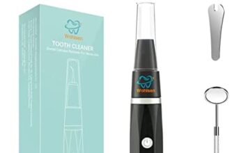 Wohlsen Kit Pulizia Denti per la Pulizia dei Denti Spazzolino Elettrico 5 Modalità Con 3 Testine