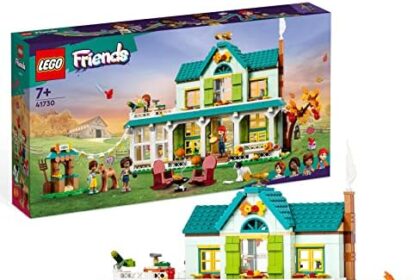 LEGO 41730 Friends Autumn's House, Casa delle bambole con 2023 personaggi e cane e cavallo giocattolo, idee regalo per la prima comunione, giochi per ragazze e ragazzi, multicolore