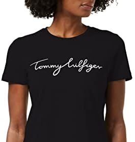 Tommy Hilfiger T-Shirt Donna Heritage Crew Neck Graphic Tee Con Scollo Rotondo
