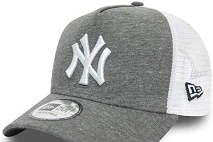 New Era 9FORTY New York Yankees A-Frame Trucker cap - Jersey Essential - Grey-White