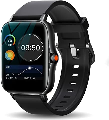 LYQOQYL Smartwatch Uomo Donna, Smartwatch con Chiamata Bluetooth e Risposta Vivavoce, Smart Watch con Contapassi, Cardiofrequenzimetro da Polso, Orologio Fitness per Android iOS
