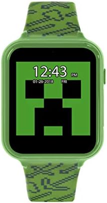 MINECRAFT Smartwatch MIN4045ARG, verde, cinturino, Fotocamera, verde, cinghie
