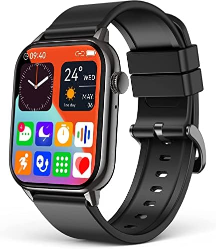 Smartwatch Uomo Donna, Orologio Intelligente Fitness con Monitoraggio del Sonno, Pressione Sanguigna e Monitoraggio dell'Ossigeno, impermeabile IP67 per Android e iPhone iOS