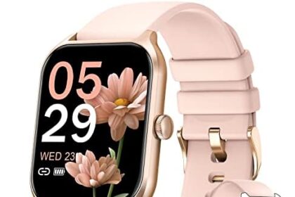 XINGHESF Smartwatch Donna Chiamata Bluetooth, 1.96''HD Schermo Orologio Smartwatch con 110+ modalità Sportive/Funzione Femminile/Frequenza Cardiaca/SpO2/IP68/Notifiche Messaggi Whatsapp Android iOS