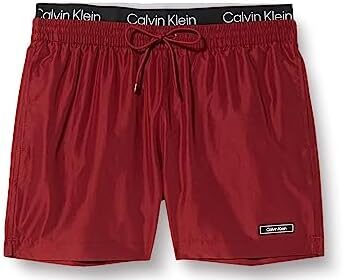Calvin Klein Pantaloncino da Bagno Uomo Medium Double WB Lungo