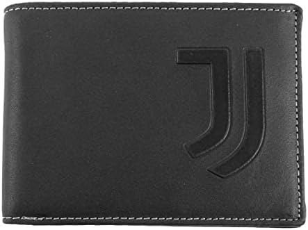 JUVENTUS FC 131801 Juve, Accessori da Viaggio-Portafogli Uomo, Nero, Misure: cm. 12,5 x 9