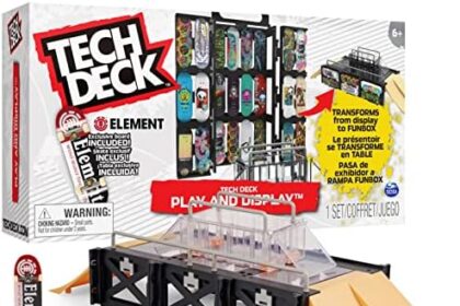 Tech Deck Play And Display Rampa Trasformante Set e Custodia per Il Trasporto con Tastiera Esclusiva, Giocattolo per Bambini dai 6 Anni in su 6060503