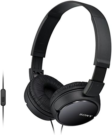 Sony MDR-ZX110AP - Cuffie on-ear con microfono, Nero