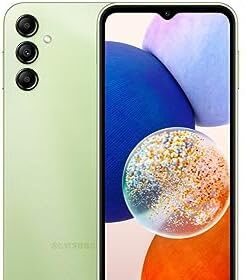 Samsung Galaxy A14 5G Smartphone Android, Display LCD FHD+ 6.6", 4GB RAM, 64GB Memoria interna espandibile, Batteria 5.000 mAh, Light Green [Versione italiana]