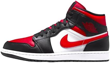 Jordan 1 Mid Black Fire Red GS 554725 079