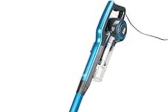 BLACK+DECKER BXVMS600E - Scopa elettrica 3 in 1, 600W, Aspirapolvere a mano e a lancia, Cavo da 6 metri, Aspirapolvere ciclonico senza sacco, Filtro EPA, Blu/Grigio