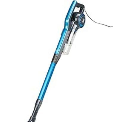 BLACK+DECKER BXVMS600E - Scopa elettrica 3 in 1, 600W, Aspirapolvere a mano e a lancia, Cavo da 6 metri, Aspirapolvere ciclonico senza sacco, Filtro EPA, Blu/Grigio