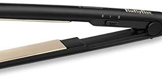 BaByliss ST089E Piastra Lisciante con Rivestimento in Ceramica, Multi-Voltaggio, Tappetino Termo-Resistente, 2 Temperature, Nero