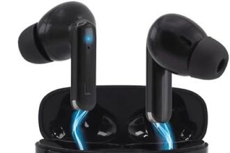 DCB SOUND Cuffie Bluetooth 5.3-Airpods-Auricolari Bluetooth con 4 MIC HD-Cuffie per IOS/ANDROID-Cuffie Wireless Bassi Potenti-Air pods-Auricolari Suono Immersivo-Cuffie wireless bluetooth 36H(nero)