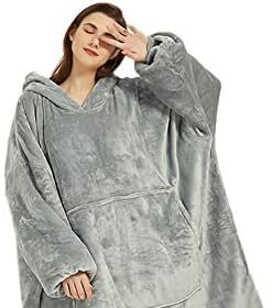 FELOVE Felpa Oversize con Cappuccio,Felpa Coperta Originale,Felpa Gigante Super Morbida,Calda e Confortevole,Felpa con Cappuccio Adatta per Adulti, Uomini, Donne, Adolescenti