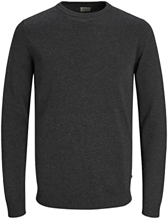 JACK & JONES Jjebasic Knit Crew Neck Noos-Maglia Girocollo Maglione Uomo