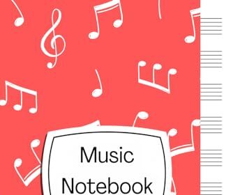 Music Notebook - Standard Music Manuscript Paper: Blank Music Staff Book | 10 staves per page | 6 x 9 inch | 100 pages