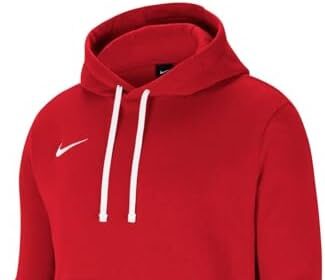 Nike Team Club 20 Felpa con Cappuccio, Rosso (University/Bianco), L Uomo