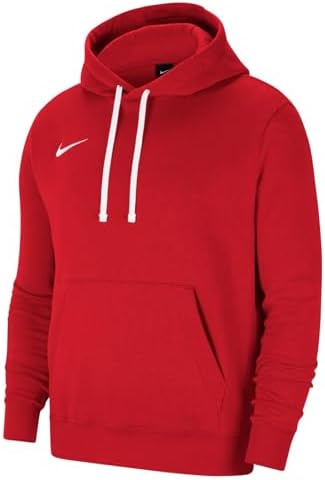 Nike Team Club 20 Felpa con Cappuccio, Rosso (University/Bianco), L Uomo