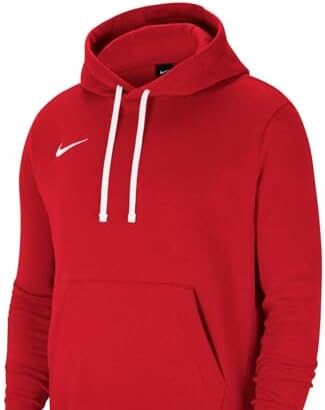 Nike Team Club 20 Felpa con Cappuccio, Rosso (University/Bianco), XL Uomo