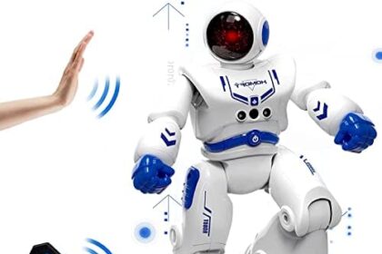 Robot Giocattolo per Bambini 4 5 6 7 8 9 Anni Robot Intelligente Telecomandati Gesture Sensing RC Robot Giocattoli con Cantando/Balla,Perfet Regalo Giocattoli di Compleanno di Natale per Bambini