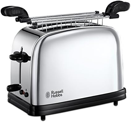 Russell Hobbs Tostapane all'italiana, Toast farciti, Acciaio Inox, 1200 W, Temperatura regolabile, Toast croccanti, Victory 2SL, 23310-57