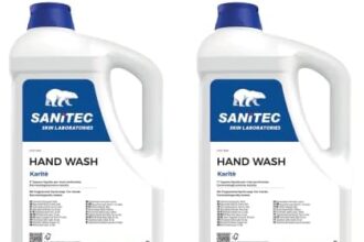 SANITEC igiene sicura Hand Wash, Sapone Liquido Profumato Idratante con Glicerina e Antibatterico, Deterge le Mani Lasciandole Pulite, pH 5.5, Dermatologicamente Testato, 2 Conf da 5L