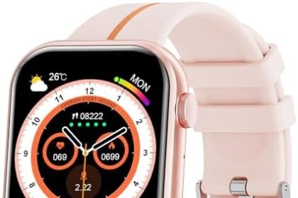 Smartwatch Uomo Donna Chiamate Bluetooth e Risposta Vivavoce, 1.85" Orologio Sport Fitness Tracker Cardiofrequenzimetro, Contapassi, Monitoraggio del Sonno, Smart Watch Compatible con Android iOS