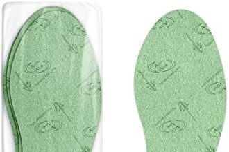 Amazon Basic Care - Solette con carbonio attivo, taglia di scarpe: 22-46, Verde, Confezione da 3