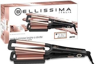 Bellissima Imetec My Pro Beach Waves GT20 400 Piastra Per Capelli per Onde Larghe e Strette, Rivestimento In Ceramica, Temperatura Regolabile 160°C - 200°C