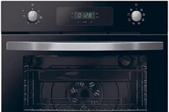 Candy Idea FIDC N615 Forno Elettrico da Incasso, Ventilato, 70 Litri, Aquactiva, Griglie Laterali, Sistema di Pulizia Idrolitica, Classe A+, Nero, LxPxA 59.5x56.8x59.5 cm