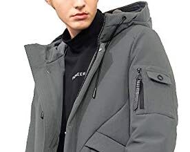 Cappotti invernali da uomo impermeabili con cappuccio antivento spessi parka lungo imbottito piumino
