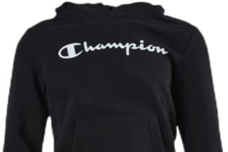 Champion Legacy-Classic Logo Felpa con Cappuccio Bambini e Ragazzi