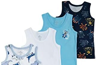 Chicco Set di Canottiere in Cotone Intimo (Pacco da 4) Bambini e Ragazzi