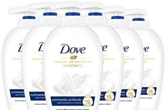 Dove Sapone Liquido Mani Nutrimento Profondo, 6 pezzi da 250ml