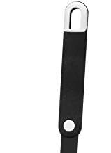 FACKELMANN 24038 29 cm, Pratico Manico, mestolo con Parte Funzionale in plastica per pentole e padelle rivestite, Lavabile in lavastoviglie, quantità: 1 Pezzo, Nero