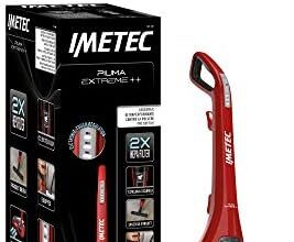 Imetec Piuma Extreme++ Sc3-600 Aspirapolvere con Tecnologia Ciclonica senza Sacco, Regolazione Elettronica della Potenza, Leggera 4 Kg, Spazzola Multisuperficie e Parquet, Multiaccessoriata