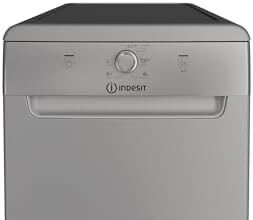 Indesit DSFE 1B10 S, Lavastoviglie 45 cm a Libera Installazione, 10 Coperti, F, Acciaio Inossidabile [Classe di efficienza energetica F]