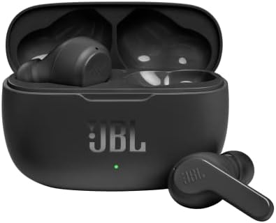 JBL Wave 200TWS Cuffie In-Ear True Wireless, Auricolari Bluetooth Senza Fili con Microfono Integrato, Protezione IPX2, fino a 20h di Autonomia Combinata, Custodia Ricarica, Nero