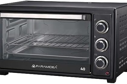 PYRAMIDEA Forno Elettrico Ventilato Capacità 40 Litri 1500W con Timer Colore Nero FOV4015