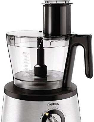 Philips Domestic Appliances Robot Da Cucina 1300 W, 32 Funzioni, Recipiente Da 3.4 L, Powerchop, Lama In Acciaio Inox E Dischi, Hr7778/00, Argento