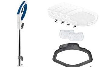 Polti Vaporetto SV460 - Double Scopa Vapore Doppia Funzione con Pulitore Portatile, con Spazzola Vaporforce lava tutti i pavimenti anche parquet, 17 accessori per la pulizia completa della casa