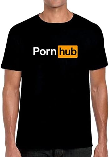SERIVAL Maglietta T-Shirt Porn hub Logo - 100% Cotone Unisex