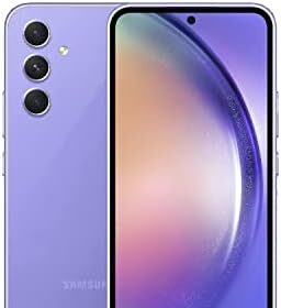 Samsung Galaxy A54 5G Display FHD+ Super AMOLED 6.4”, Android 13, 8GB RAM, 256GB, Doppia SIM, Batteria 5.000 mAh, Awesome Violet - (SAM DS A546B GAL A54 5G 8+256 ITA VLT)