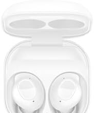 Samsung Galaxy Buds FE Cuffie Bluetooth True Wireless, Cancellazione attiva dei rumori (ANC), Fit Ergonomico, 3 Microfoni, Controlli touch, Bassi profondi, White 2023 [Versione Italiana]