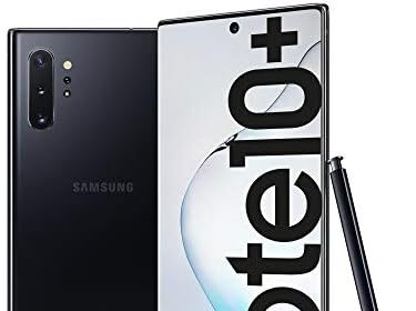 Samsung Galaxy Note10+ Smartphone, Display 6.8" Dynamic AMOLED, 256 GB Espandibili, SPen Air Action, RAM 12 GB, Batteria 4.300 mAh, 4G, Dual SIM, Android 9 Pie, Nero