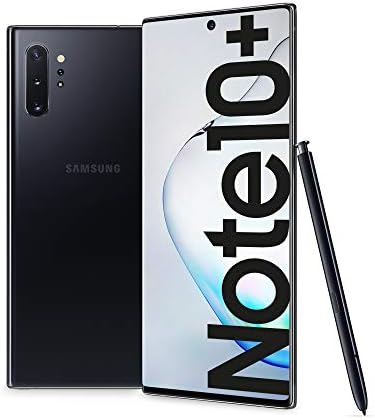 Samsung Galaxy Note10+ Smartphone, Display 6.8" Dynamic AMOLED, 256 GB Espandibili, SPen Air Action, RAM 12 GB, Batteria 4.300 mAh, 4G, Dual SIM, Android 9 Pie, Nero