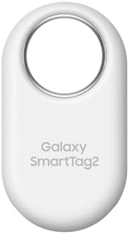 Samsung Galaxy SmartTag2 (1 Pezzo) Localizzatore Bluetooth con Modalità Smarrito, Design compatto, Batteria a lunga durata, Resistenza IP67, White 2023